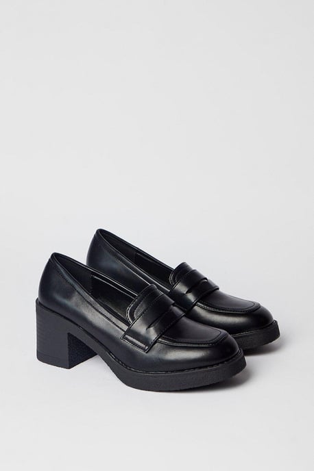 Butterfly Chunky Heeled Penny Loafer - Image 2