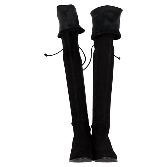 Stuart Weitzman Tieland 85 Over-The-Knee Boots in Black Suede - Image 2