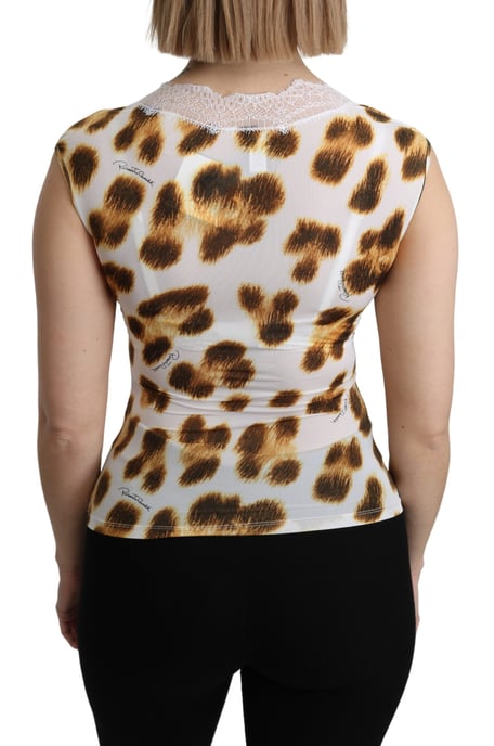 Roberto Cavalli Women's Animal Print Top