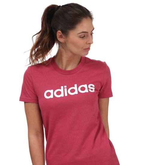 Women's adidas Essentials Logo T-Shirt in Pink
