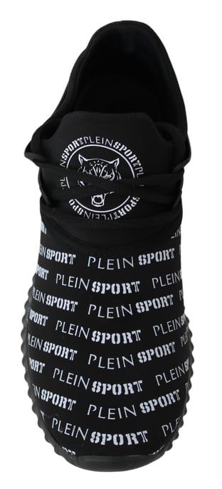 Plein Sport Men's Black Polyester Runner Henry Sneakers Shoes