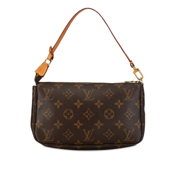 Vintage Louis Vuitton Monogram Pochette Accessoires Brown - Image 3
