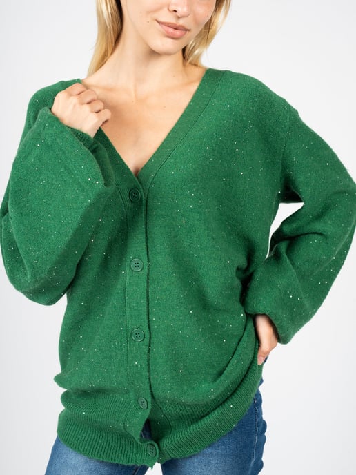 Silvian Heach Cardigan Aberdeen Woman's Green - Image 5