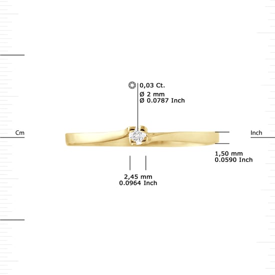 DIADEMA - Ring - Diamonds - Yellow Gold