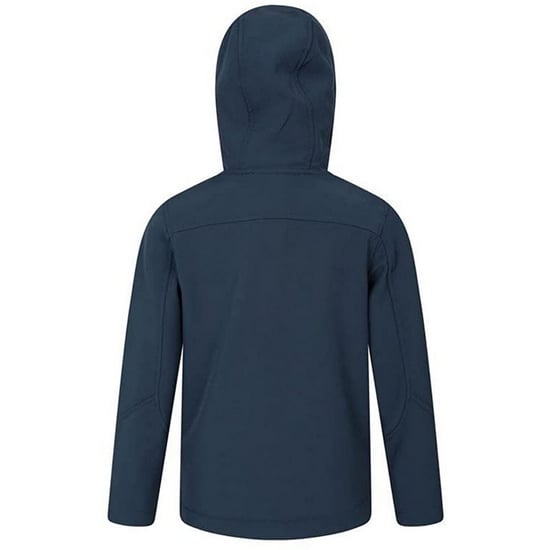 Mountain Warehouse Childrens/Kids Exodus Water Resistant Soft Shell Jacket (Navy)