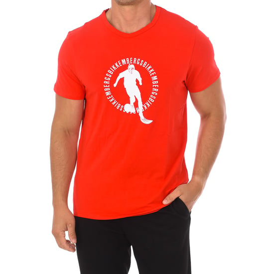 PUPINO men's short-sleeved round neck T-shirt BKK1MTS02 - Image 1