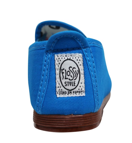 Flossy Pamplona Kids Blue Plimsolls
