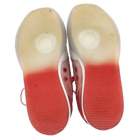 Stella Mccartney Loop Ombre Sneakers in Pink and White Polyester - Image 6