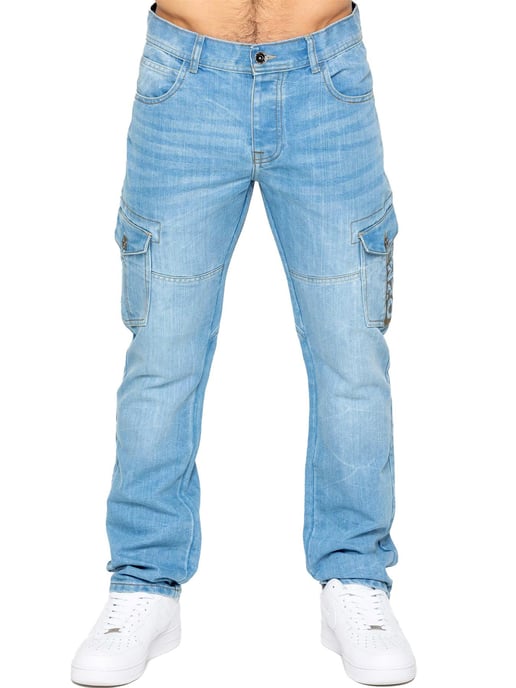 Enzo | Mens Straight Leg Jeans - Image 2