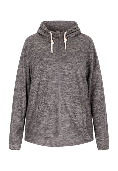 Dreimaster Fleece jas Dames grijs melange - Image 1