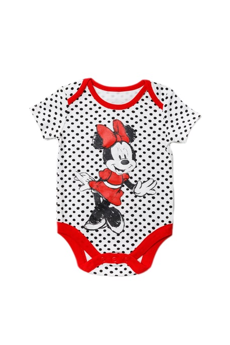 Minnie Mouse Print Cotton 3-Piece Baby Gift Set