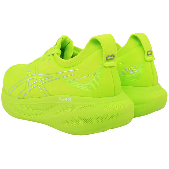 Asics Gel-Nimbus 25 Mens Lime Running Shoes - Image 4