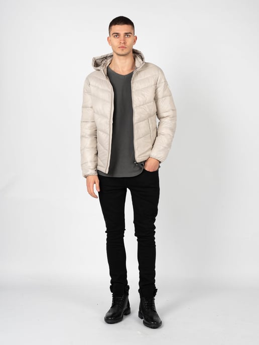 Guess jacka dun Jkt herr grå - Image 2