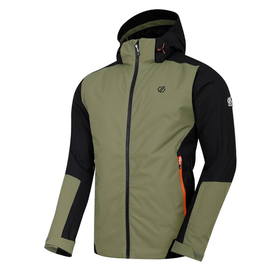 Dare 2B Heren Precision II Ski jas (Zwart/Levendgroen) - Image 3