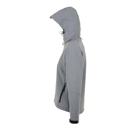 SOLS Dames/dames Replay Hooded Soft Shell Jacket (ademend, winddicht en waterbestendig) (Grijze Mergel) - Image 3