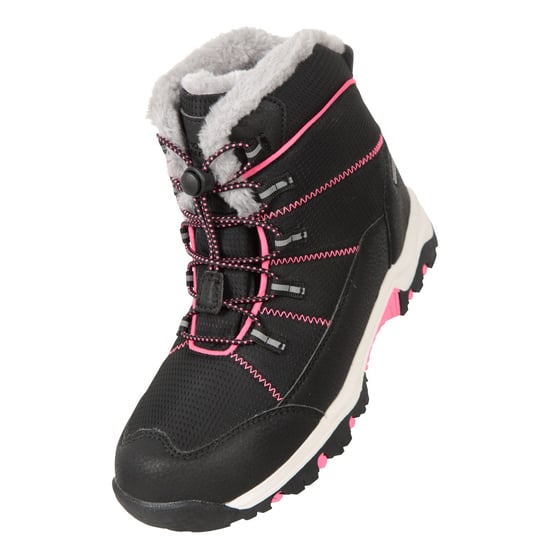 Mountain Warehouse Childrens/Kids Comet Waterproof Snow Boots (Black)