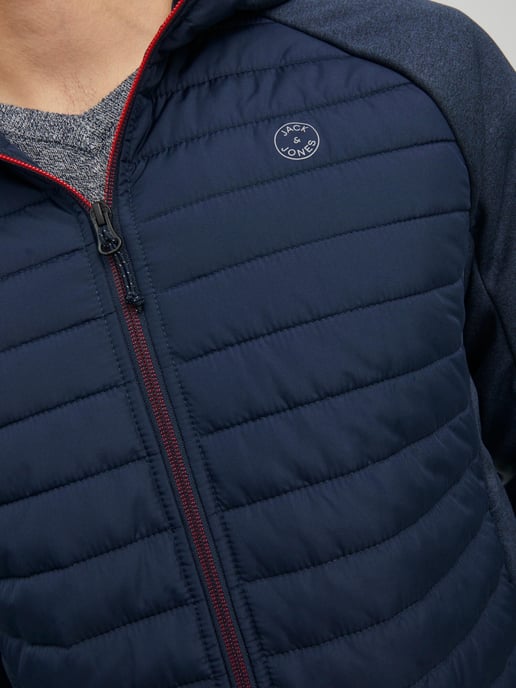 Jack & Jones Jacka Sommar Multi Quiltad Blå - Image 3
