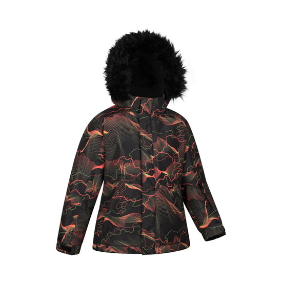 Mountain Warehouse Childrens/Kids Berg Abstract Ski Jacket (Black)