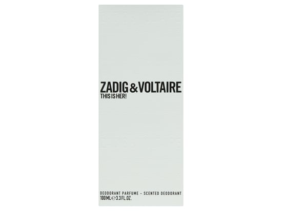 Zadig & Voltaire This Is Her Scented Deo Spray 100ml. - Image 2