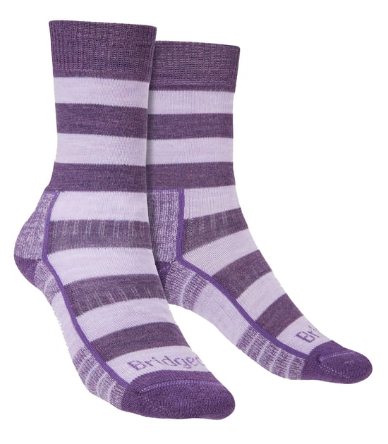 Bridgedale - Womens Hiking Lightweight Merino Socks - Lilac / Purple - Image 1