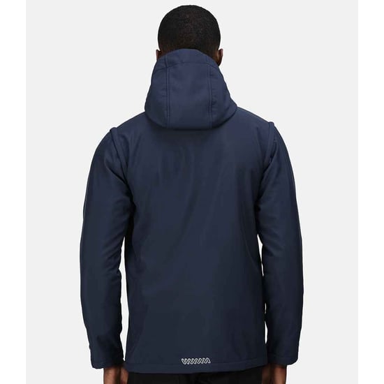 Regatta Mens Erasmus 4 In 1 Soft Shell Jacket (Navy)