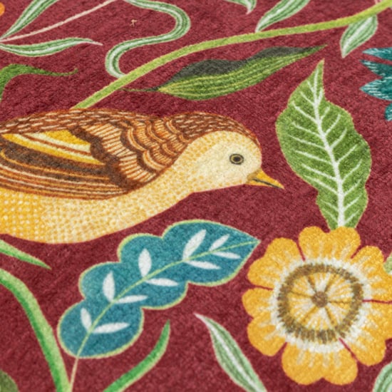 Evans Lichfield Hawthorn Birds Chenille Piped Cushion Cover - Image 4