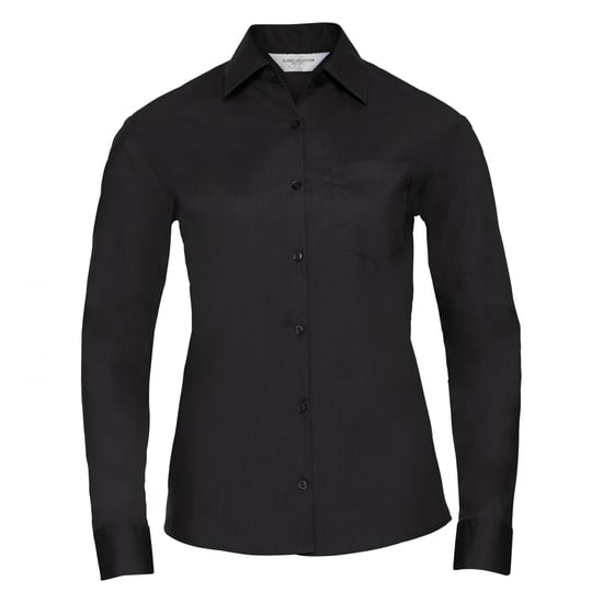 Russell Collectie Dames / Dames Lange Mouwen Shirt (Zwart) - Image 1