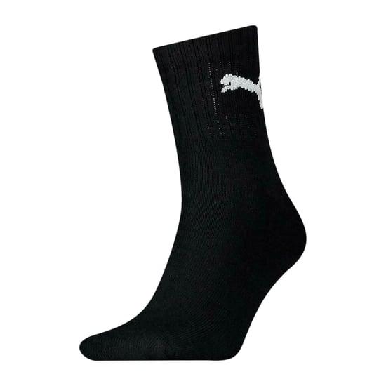 Puma Unisex Adult Lightweight Crew Socks (Pack of 3) (Black) - Image 1