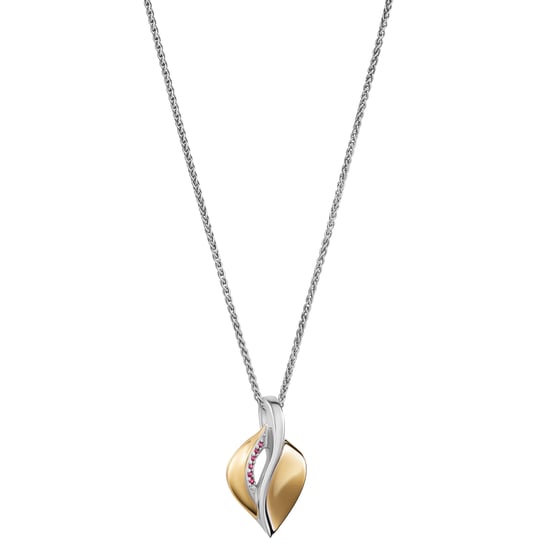 Orphelia 'Anet' Dames 925 Sterling Zilveren Ketting met Hanger - Zilver/Goud ZH-7520/G - Image 5
