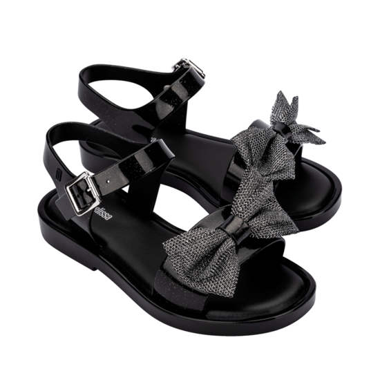 Possession Glitter Black Sandals