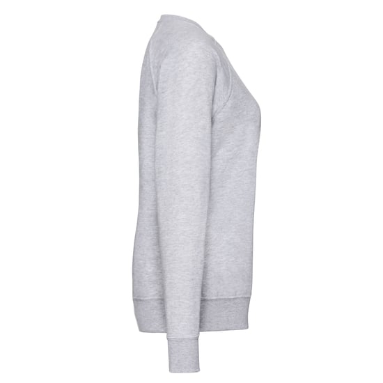 Fruit of the Loom Dames/Dames Lichtgewicht Lady Fit Raglan Sweatshirt (Heide Grijs) - Image 3