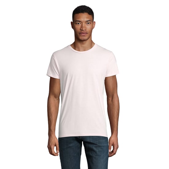 SOLS Heren Pioneer Biologisch Katoenen T-Shirt (Lichtroze) - Image 1