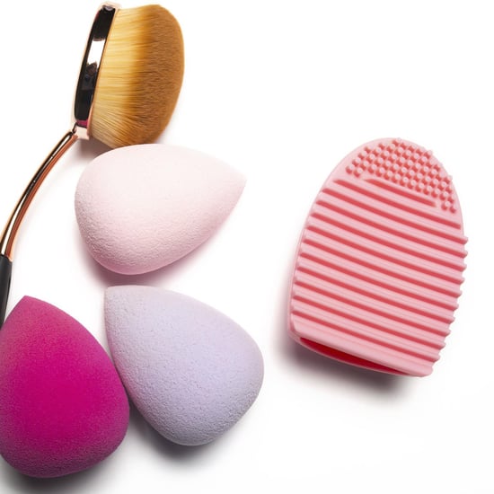 Envie Silicone Egg Sponge Scrubber Make-Up Brush Cleaner Pink