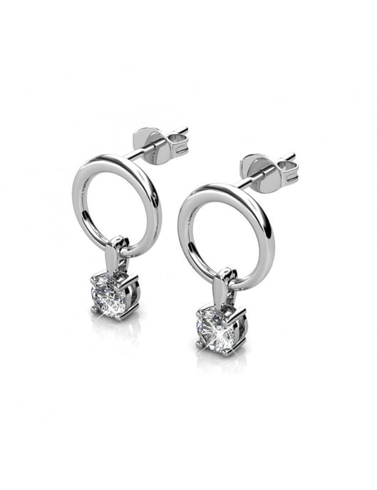 Octavia Örhängen - Silver och Kristall - Image 5