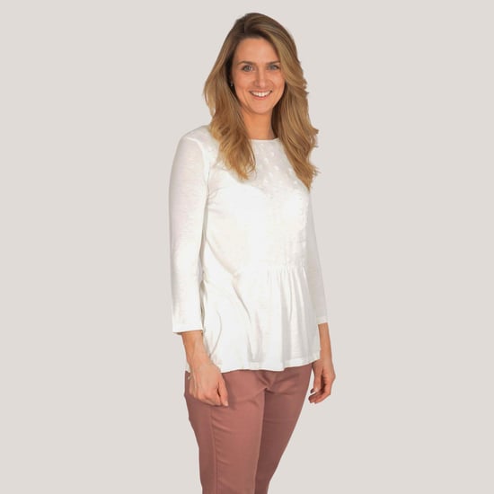 Jersey Embroidered Spot Top