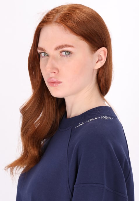 Dreimaster Sweatshirt Dames marine - Image 5