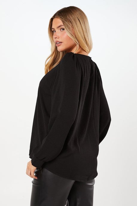 Bar Trim Overhead Blouse