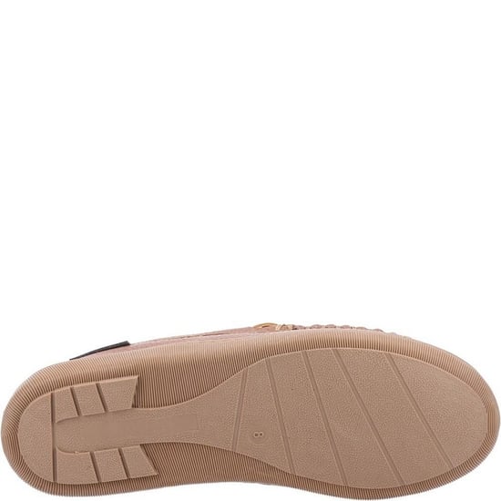 Hush Puppies Mens Ace Leather Slippers (Tan) - Image 4
