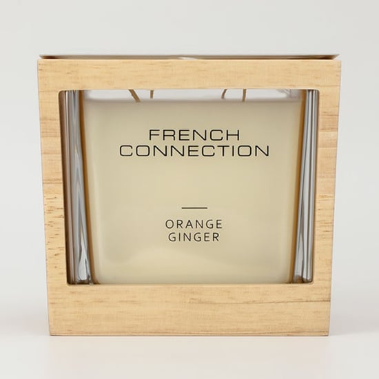 French Connection Wooden Collection Orange Ginger Candle 480g