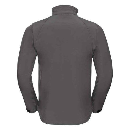 Russell Mens Plain Soft Shell Jacket (Titanium) - Image 2