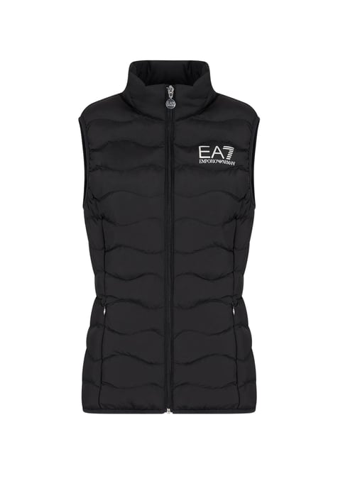 Ea7 damesgilet in zwart - Image 1