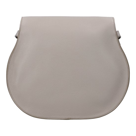Chloé Marcie Medium Saddle Bag Grey - Image 4