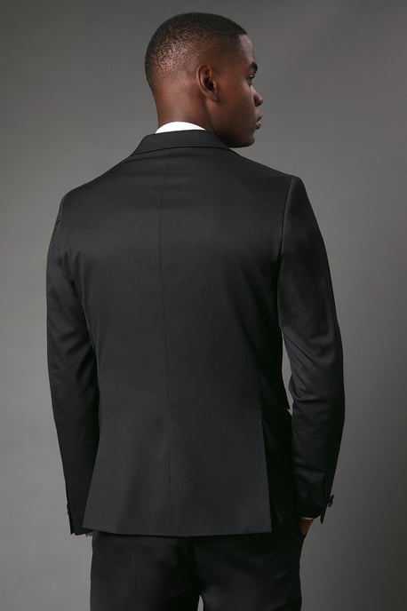 Slim Fit Black Tuxedo Suit Jacket
