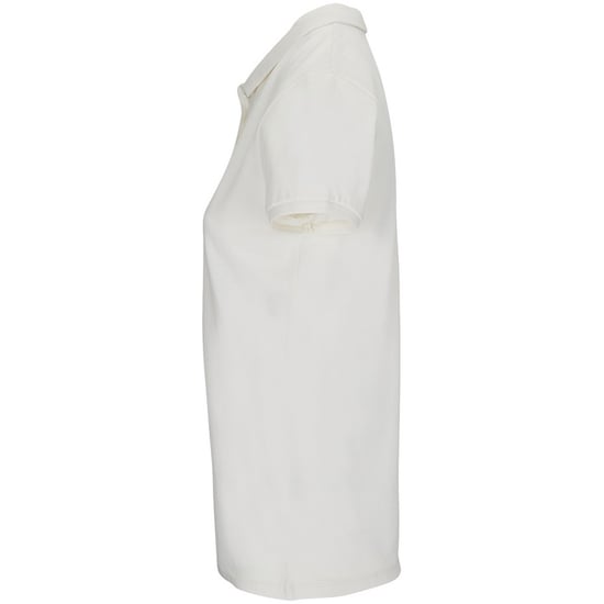 SOLS Womens/Ladies Planet Piqué Organic Polo Shirt (Off White) - Image 3