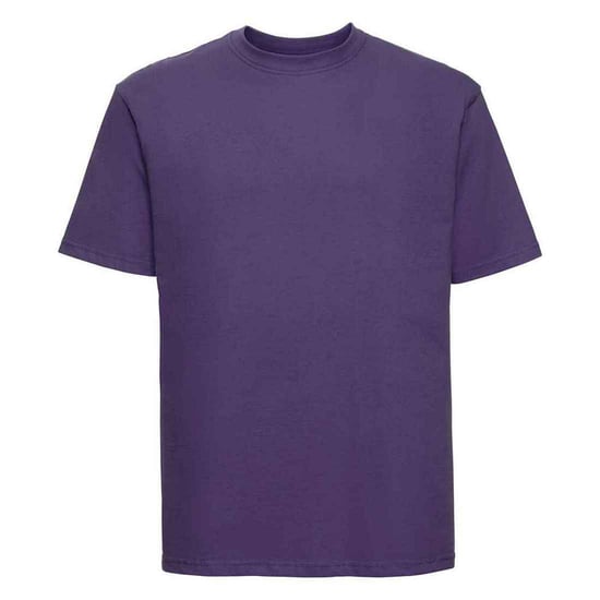 Russell Heren Klassiek Ringspun Katoen T-Shirt (Paars) - Image 1
