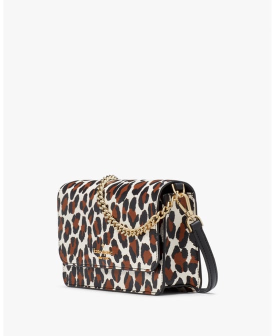 Madison Spotted Leopard Printed Willow Mini Flap Crossbody
