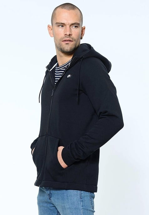 Nike Modern Zip Up Hoodie In Black - Image 3