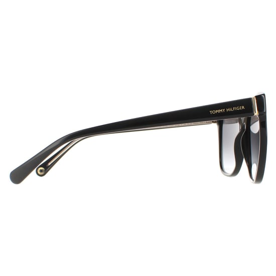 Tommy Hilfiger Square Womens Black Dark Grey Gradient TH 1811/S