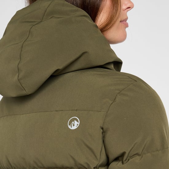 North Ridge Women's Saunter Baffle Water Repellent & Insulated Puffer Jacket with Hood