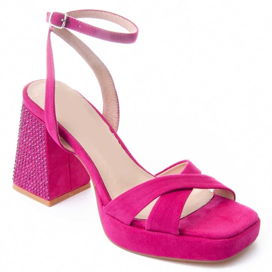Montevita klack sandal Festsand3 i fuchsia - Image 3